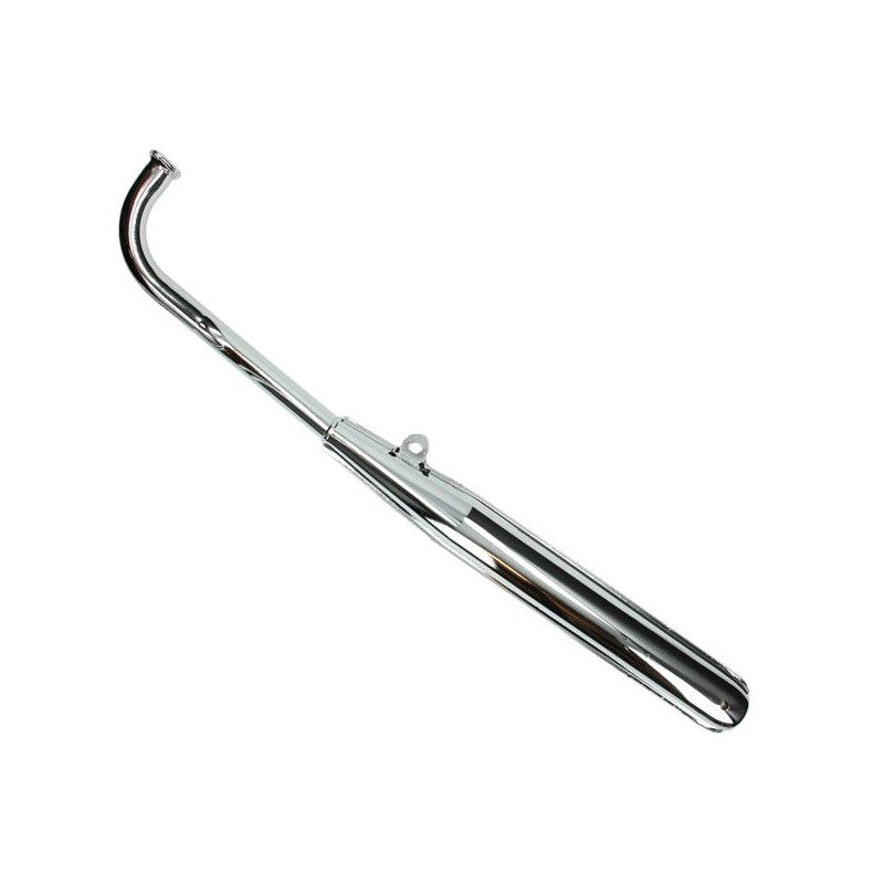 Uitlaat 28mm Chroom Tomos A35/A52/Revival/Flexer | Tecno