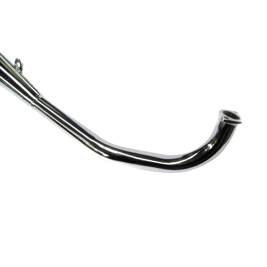 Tecno Uitlaat 22mm Chroom Met Ophangbeugel Tomos A35 | Tecno